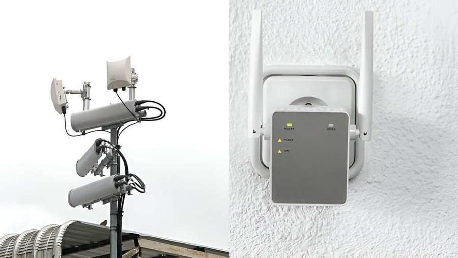 Mobile network range extender setup
